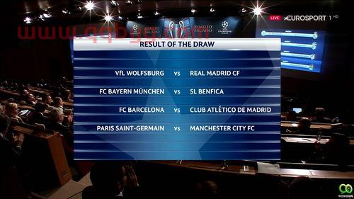 欧冠四分之一决赛时间表的简单介绍