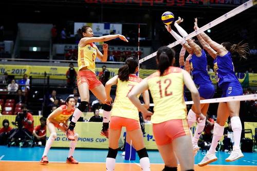 女排全运会中国对巴西决赛(女排巴西vs中国 决胜局2021)