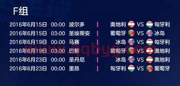 2020欧洲杯完整赛程时间表最新版本是多少