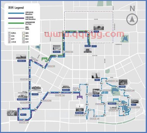 西安马拉松2020路线图